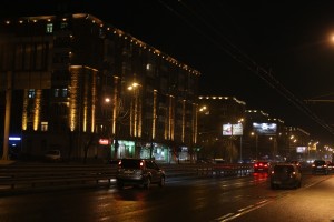 Мэр Москвы Сергей Собянин осмотрел новую подсветку Каширского шоссе