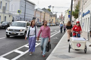 В октябре завершится благоустройство московских улиц и вылетных магистралей