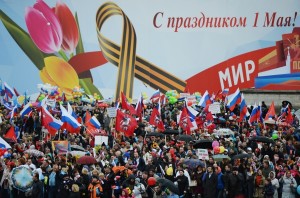 Праздничные панно появятся в начале мая на Красной площади
