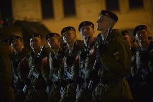 В Москве прошла предпоследняя ночная репетиция парада Победы