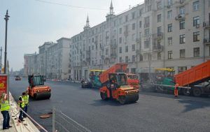 В сети появилось видео с квадрокоптера обновленной Тверской улицы