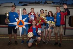 Международная победа юных спасателей Москвы!