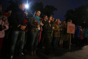 Вахта памяти прошла в Тверском районе. Фото: «Вечерняя Москва»