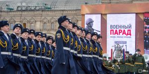 Торжественный марш в честь 76-ой годовщины военного парада состоялся на Красной площади. Фото: "Вечерняя Москва"