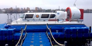 Спасательные катера-вездеходы этой зимой впервые выйдут на Москву-реку. Фото: Департамент ГОЧС и ПБ