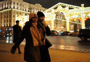 Проезжая часть Тверской улицы в новогодние праздники станет пешеходной. Фото: "Вечерняя Москва"