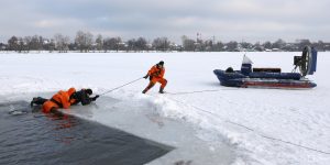 Московские спасатели готовятся к проведению Крещенских купаний. Фото: пресс-служба Департамента ГОЧСиПБ