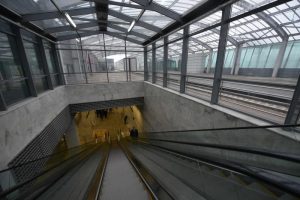 Один из трех эскалаторов на станции метро «Тверская» закрыли на ремонт. Фото: архив, «Вечерняя Москва»