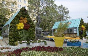 Композиции конкурса «Цветочный Джем» украсят район до конца осени. Фото: Анна Быкова