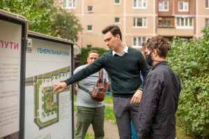 Жители пяти районов и архитекторы презентовали проекты по благоустройству дворов