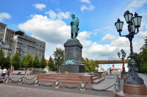 Световую программу представят на Пушкинской площади в рамках Года Германии в России. Фото: Анна Быкова