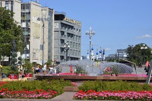 Капитальный ремонт фонтана на Пушкинской площади проведут в районе. Фото: Анна Быкова