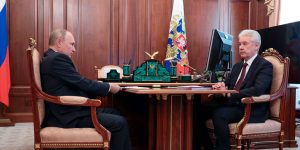 На фото президент России Владимир Путин и мэр Москвы Сергей Собянин. Фото: сайт мэра Москвы