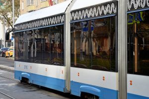 Трамваи перестанут ходить по выходным до Белорусского вокзала и метро «Новослободская». Фото: Анна Быкова, «Вечерняя Москва»