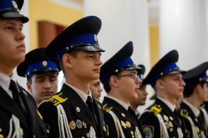 Выпускной кадетских классов школы №1574 состоялся в Доме Российской Армии. Фото со страницы школы в социальных сетях