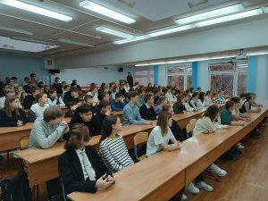 Встреча «Разговоры о важном» прошла в школе №1574. Фото: Telegram-канал образовательного учреждения