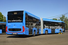 Новый электробус начали тестировать в районе. Фото: пресс-служба Департамента транспорта и развития дорожно-транспортной инфраструктуры города Москвы