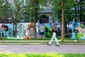 Работы победителей конкурса «Московское лето» выставят на Страстном бульваре. Фото: пресс-служба Департамента торговли и услуг города Москвы
