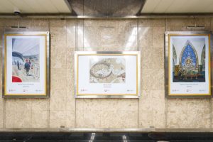 О площадке «Искусство в метро» в районе рассказали москвичам. Фото: пресс-служба Московского метрополитена