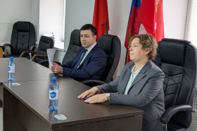 Встреча главы управы района с у учениками 10 юридического класса состоялась. Фото: страница управы Тверского района в социальных сетях