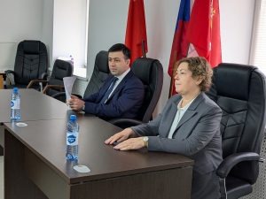 Встреча главы управы района с у учениками 10 юридического класса состоялась. Фото: страница управы Тверского района в социальных сетях