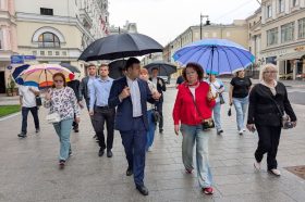 Обход территорий состоялся в Тверском районе. Фото: страница управы Тверского района в социальных сетях
