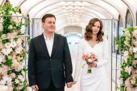 На «Маяковской» закрыли летний сезон свадеб. Фото: пресс-служба комплекса социального развития Москвы