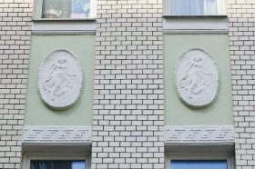Здание в стиле модерн привели в порядок в районе. Здание в стиле модерн привели в порядок в районе