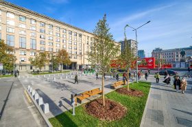 Новое общественное пространство появилось в районе. Фото: пресс-служба Департамента капитального ремонта города Москвы