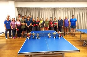 Соревнование по настольному теннису прошло в районе. Фото: страница ОКЦ ЦАО в социальных сетях
