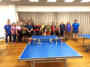 Соревнование по настольному теннису прошло в районе. Фото: страница ОКЦ ЦАО в социальных сетях