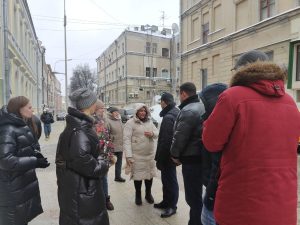 Обход территории провел глава управы. Фото: страница управы Тверского района в социальных сетях